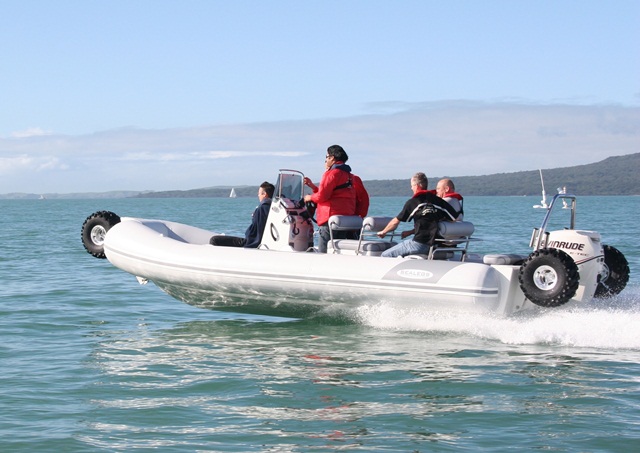Sealegs amphibious craft are now for megayacht owners