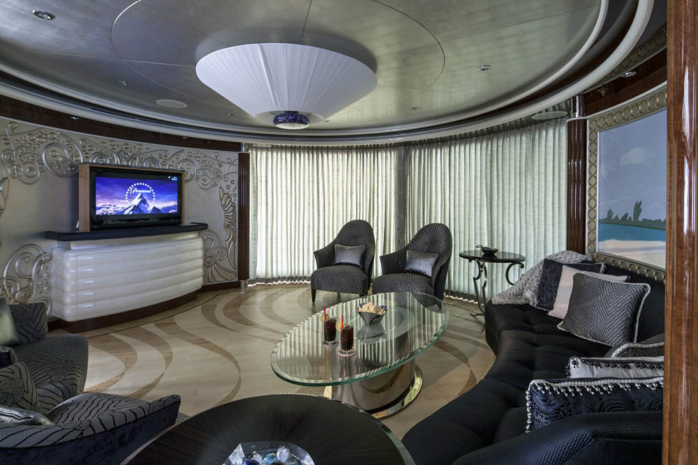 Trinity Lady Linda bridge deck cinema