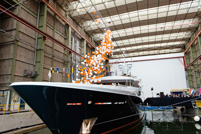 the Amels 180 Engelberg later became the Gene Machine yacht