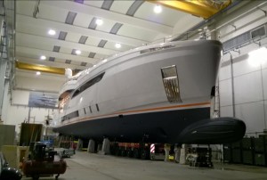 Wider 150 superyacht launch 1