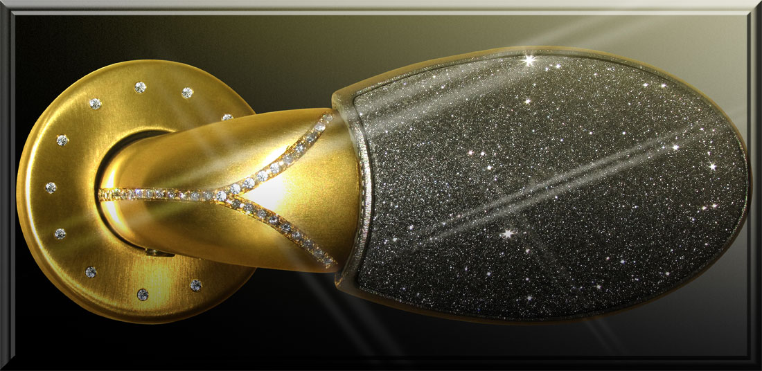 100K superyacht door handle Tribute to Doha