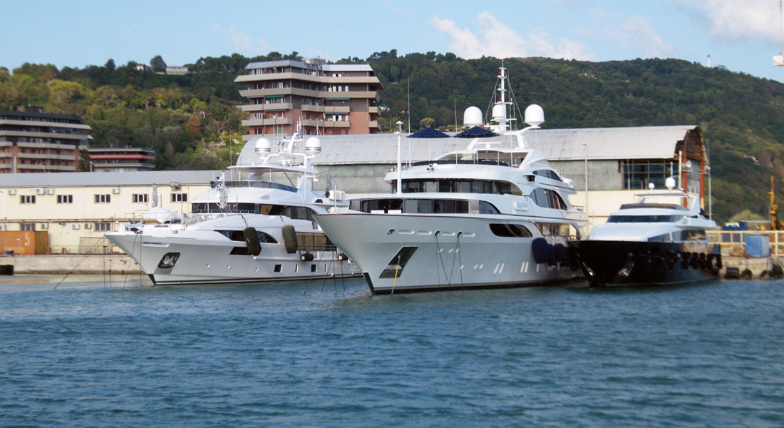 Cantiere Rossini superyacht refit shipyard