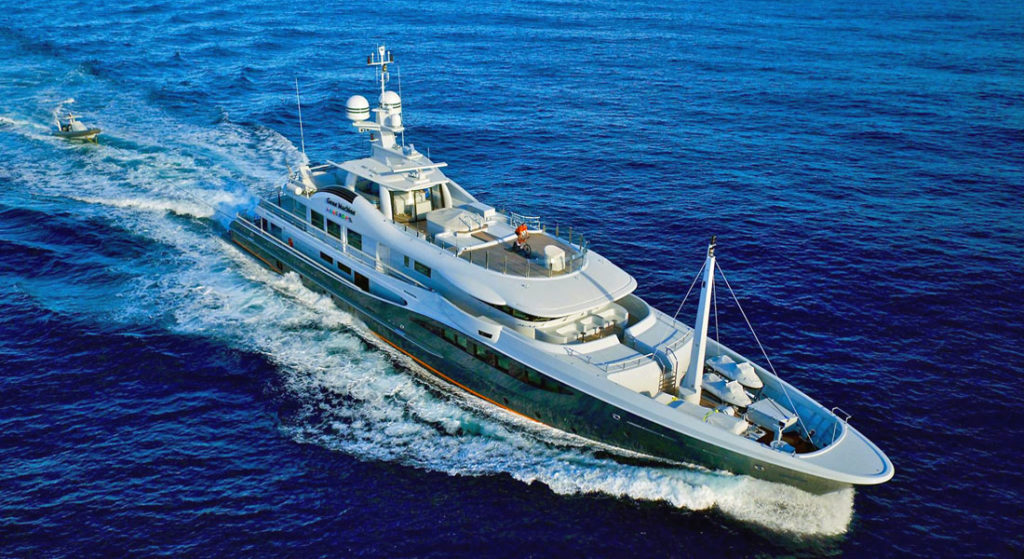 Jonathan Rothberg is the owner of the megayacht Gene Machine