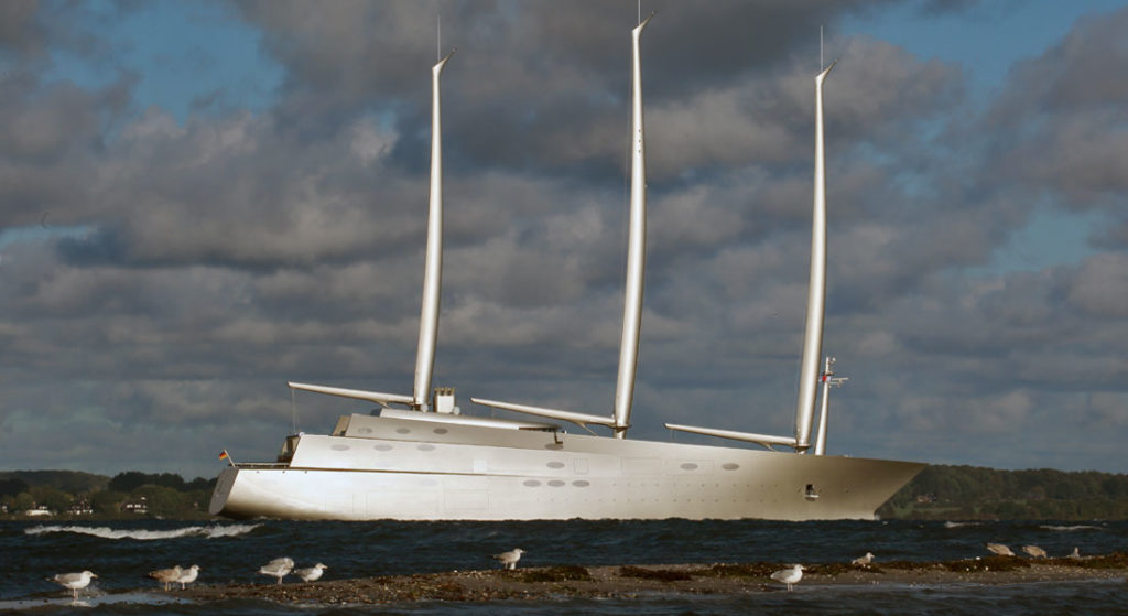 Sailing Yacht A, among seized Russian-owned yachts