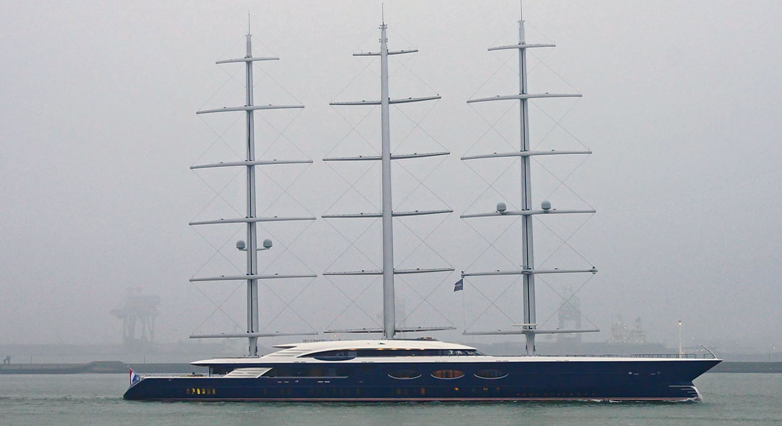 Oleg Burlakov was the owner of Black Pearl, the Oceanco sailing superyacht