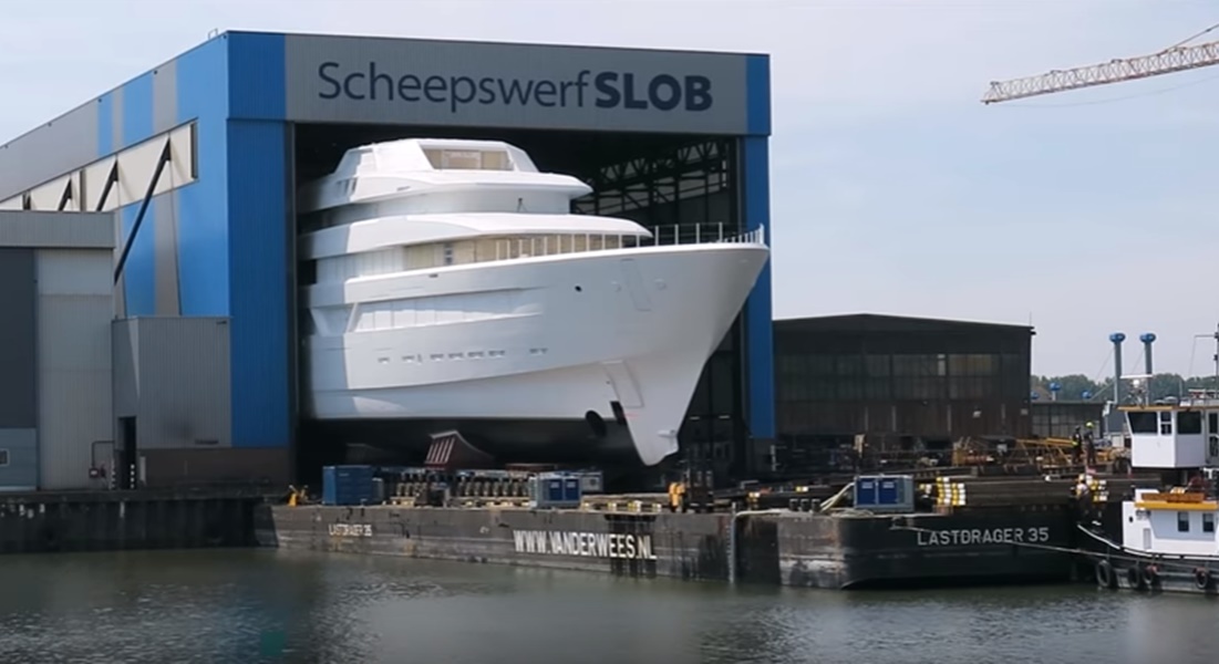 Feadship YN 700 megayacht technical launch