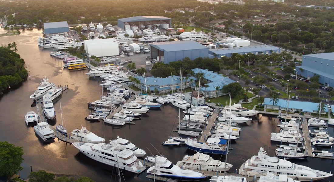 Lauderdale Marine Center megayacht foreign trade zone