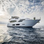 Sunseeker 95 Yacht megayacht at anchor
