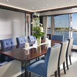 Sunseeker 95 Yacht dining area