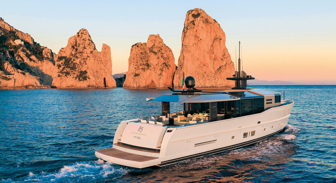 A85 megayacht Arcadia Yachts