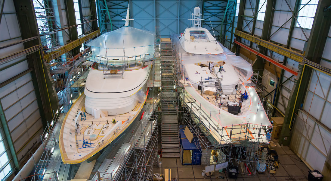 refits at Feadship