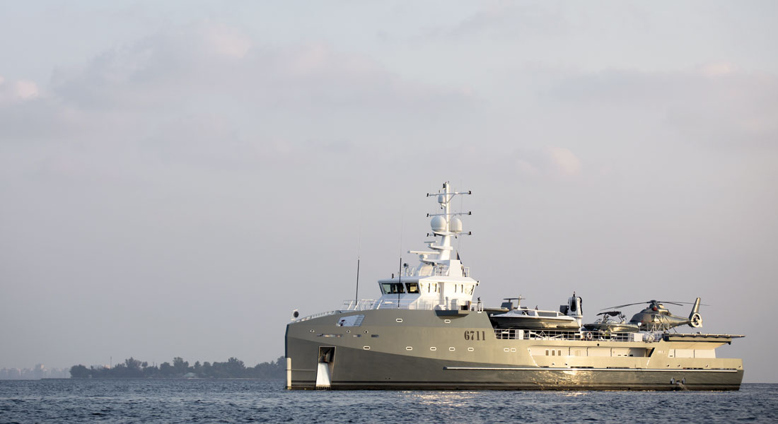 superyacht 6711 Damen Fast Yacht Support Vessel