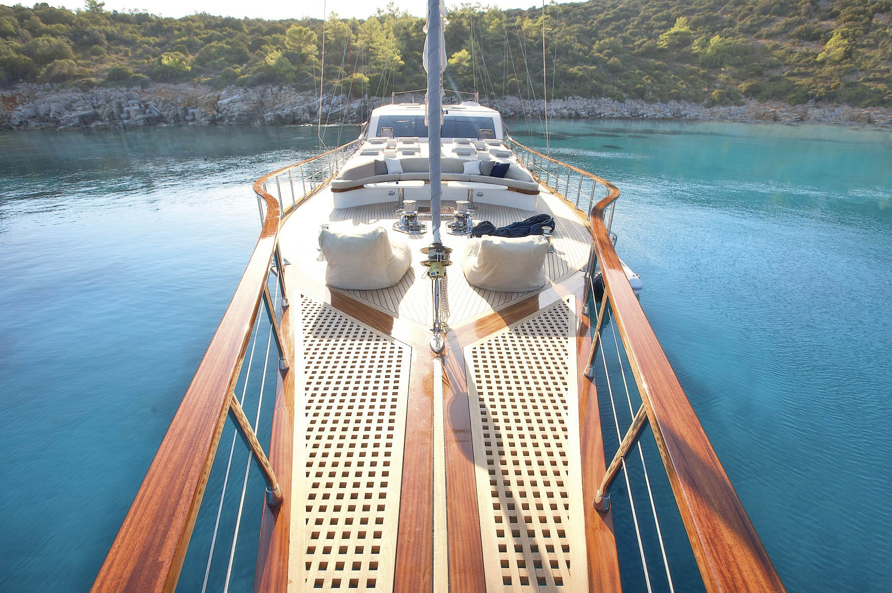 Miss B gulet Caresse Bodrumcharter yacht vacation like James Bond