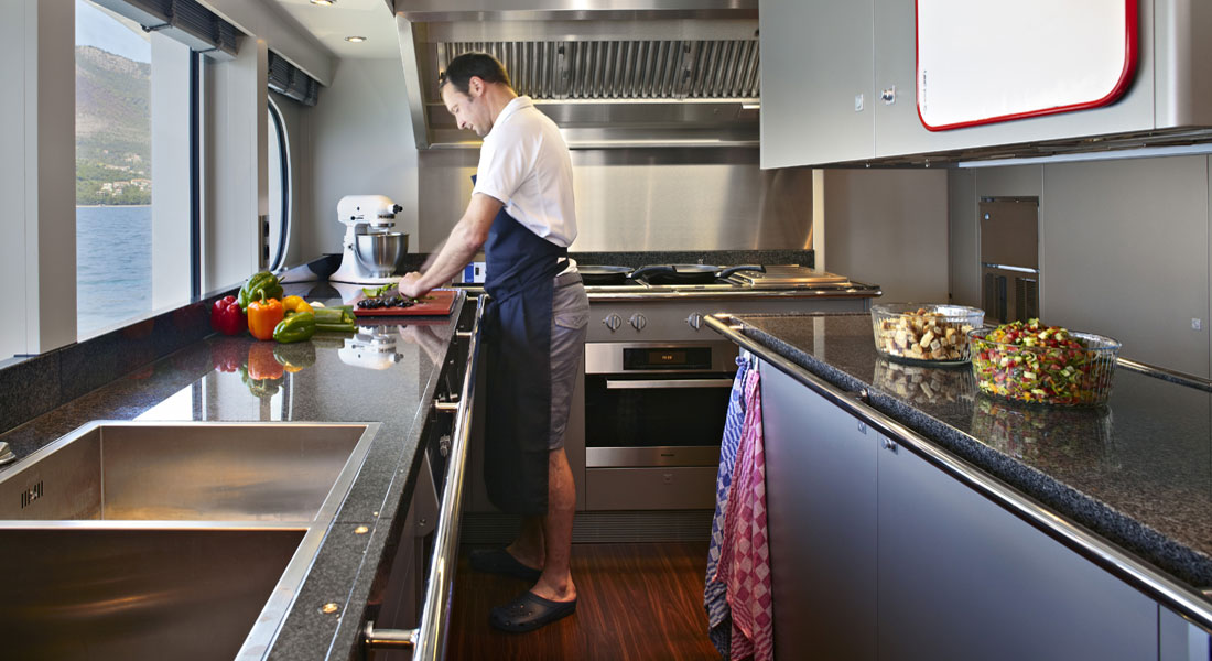 megayacht crew French social security system