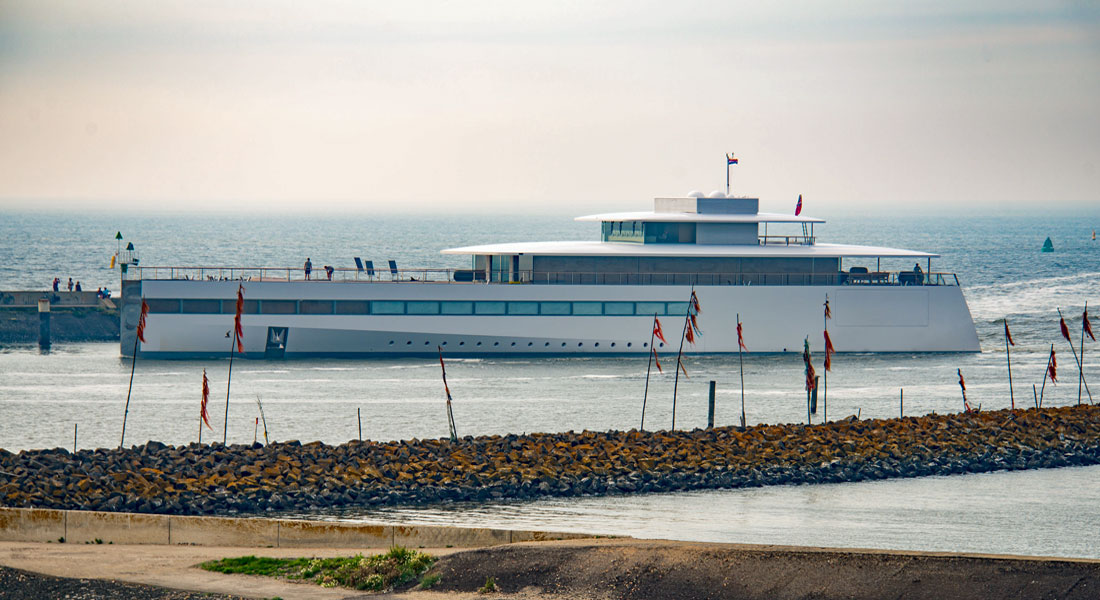 Feadship superyacht Venus; she is among valentine-themed superyachts