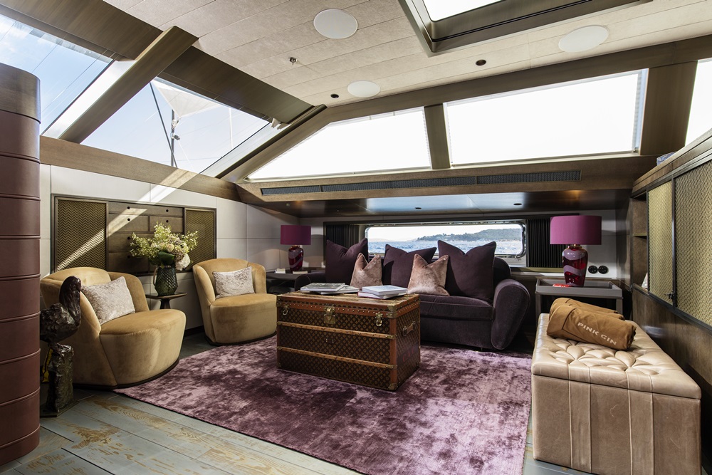 Baltic Yachts Pink Gin sailing superyacht