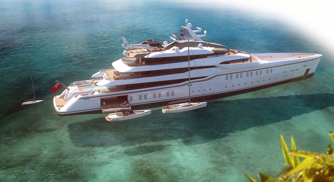 CRN 86m explorer yacht Harrison Eidsgaard megayacht concept