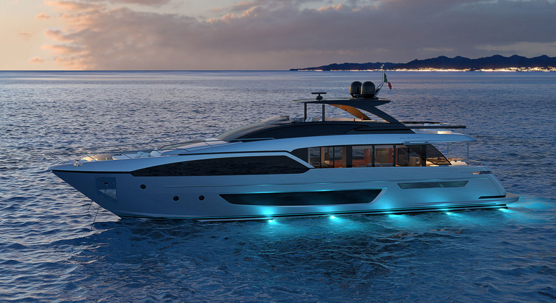 Riva 90 megayacht rendering