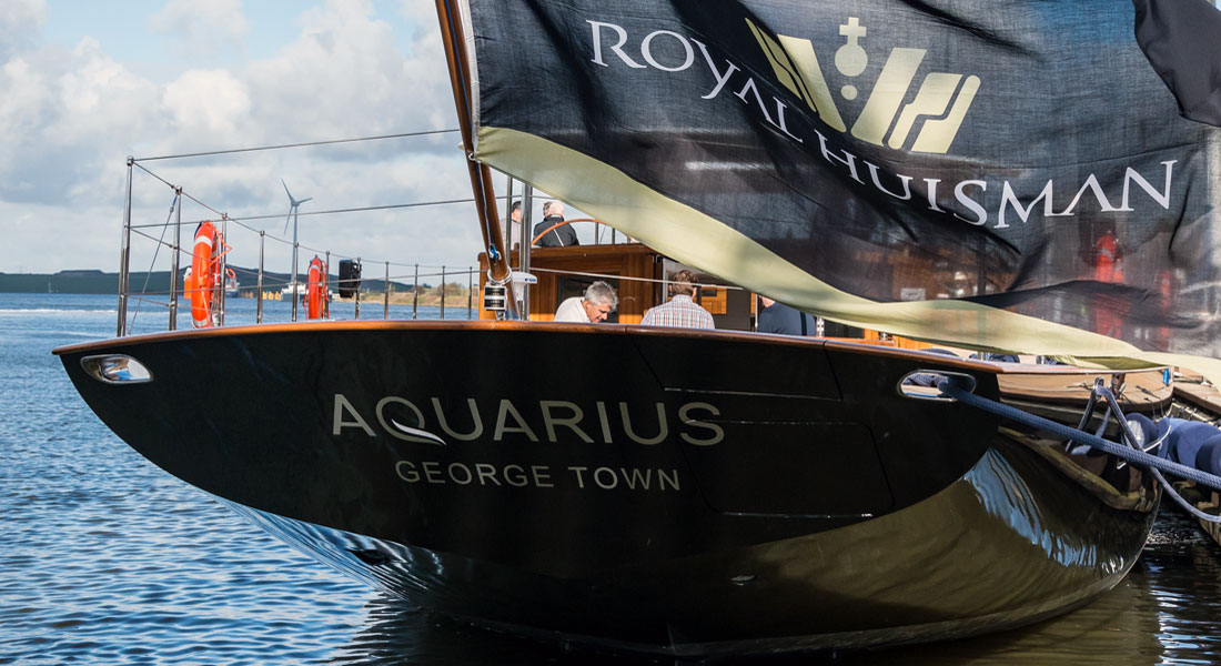 Royal Huisman classic ketch Aquarius sailing superyacht