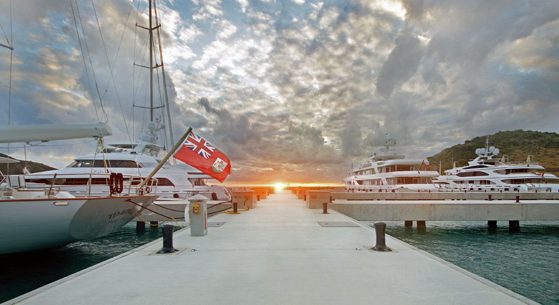 Christophe Harbour megayacht marina