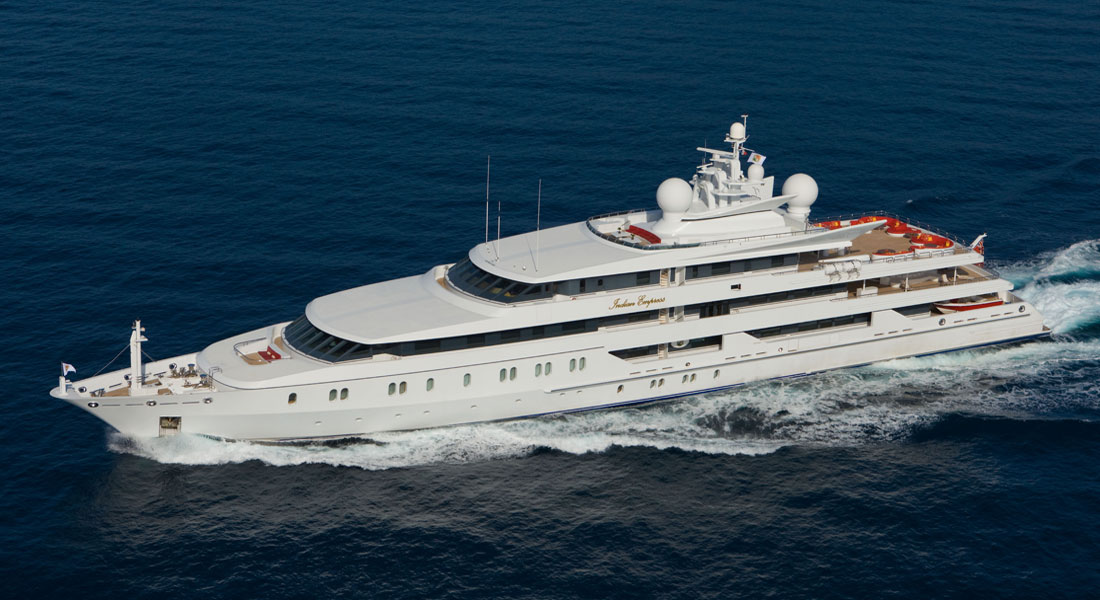 Indian Empress auction megayacht