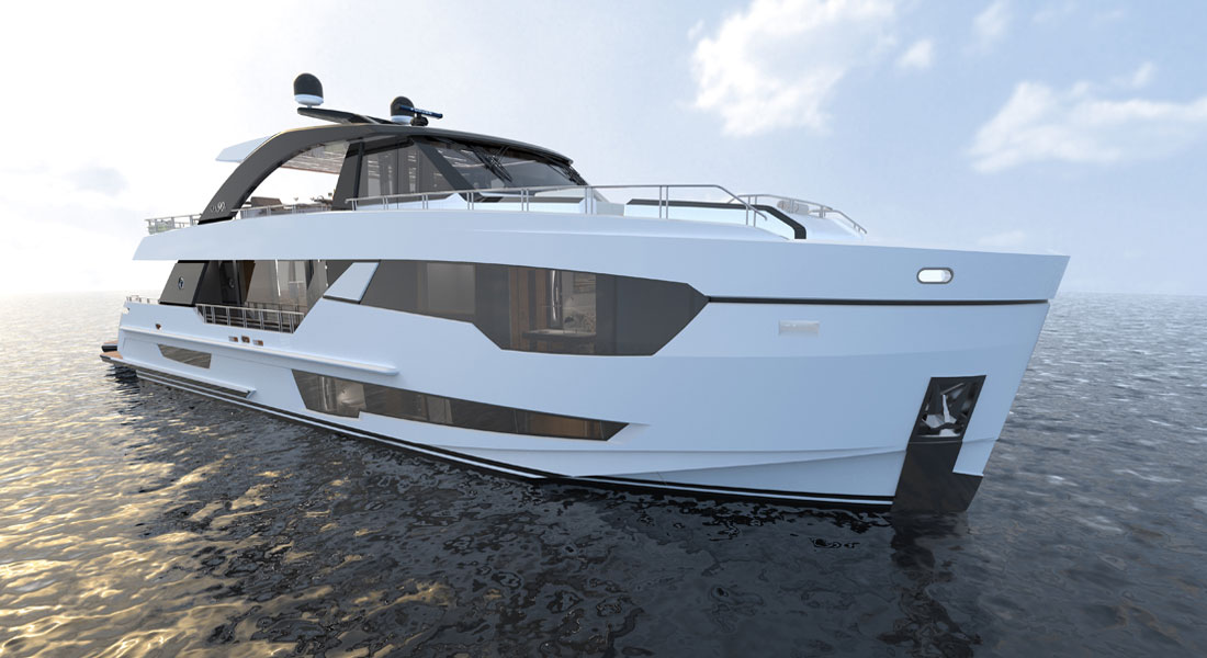 Ocean Alexander 90r megayacht
