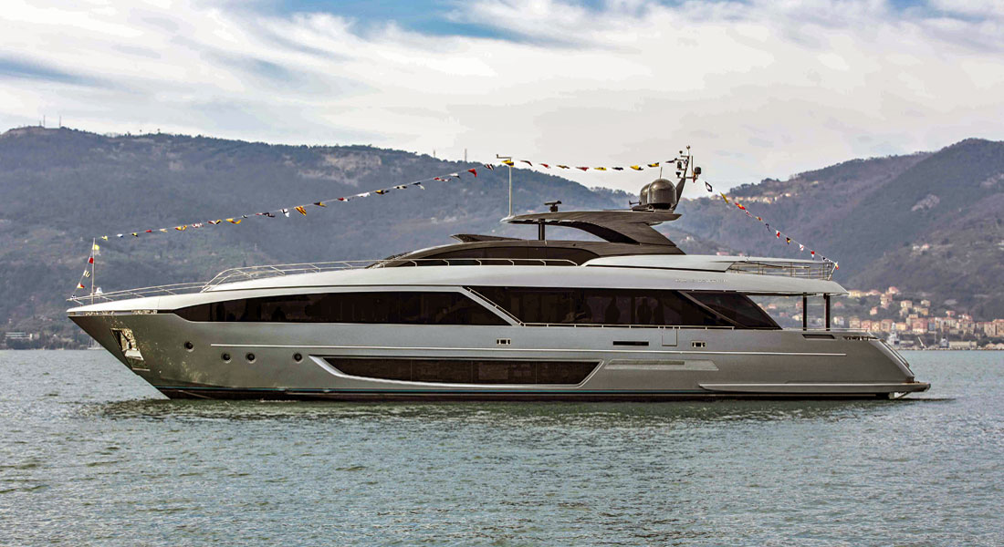 Riva 110 Dolcevita megayacht launch small superyacht world premieres