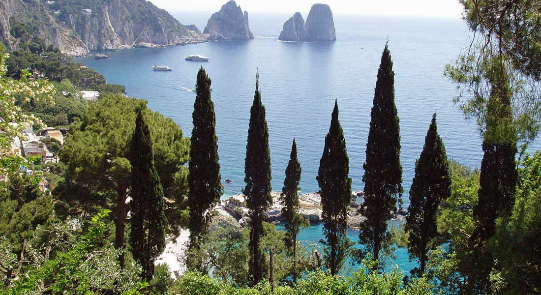 Capri Italy where Volpini 2 superyacht cruised