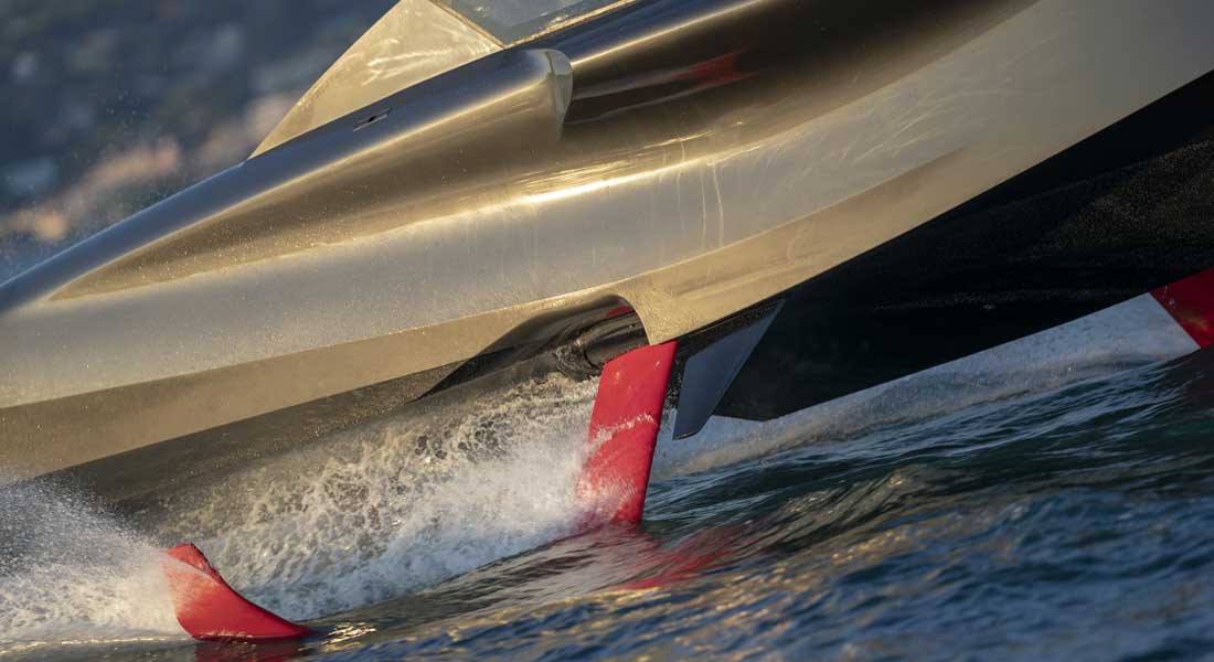 Foiler superyacht toy