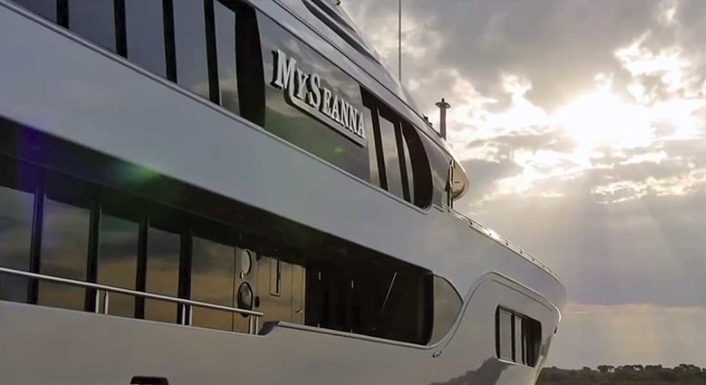 the megayacht My Seanna has appeared on TV in Below Deck season 6 and Below Deck season 8