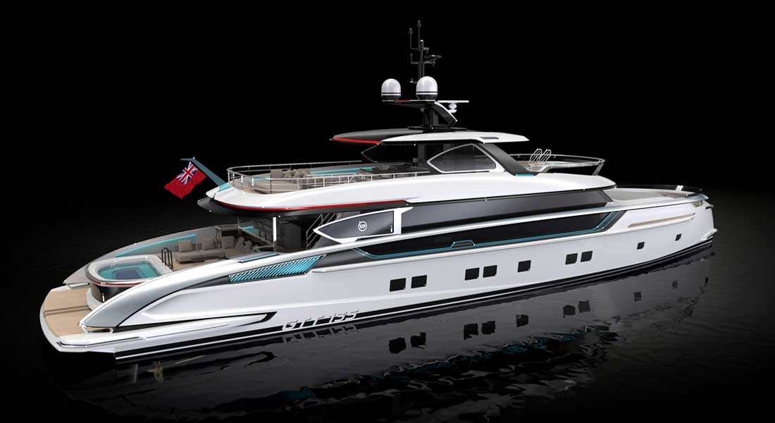 Dynamiq GTT 115 megayacht