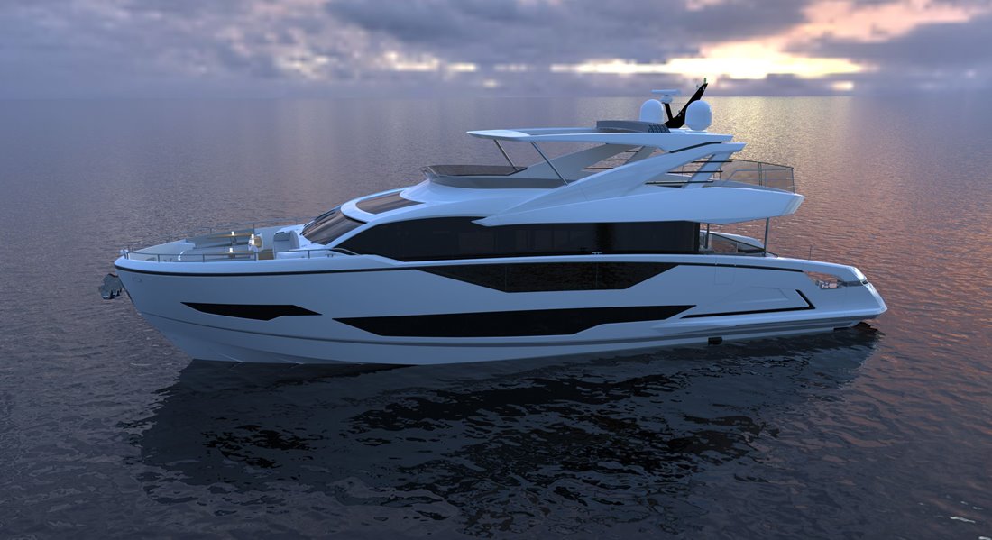 Sunseeker Project 8X megayacht