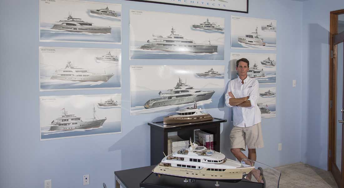 Ward Setzer megayacht Setzer Yacht Architects