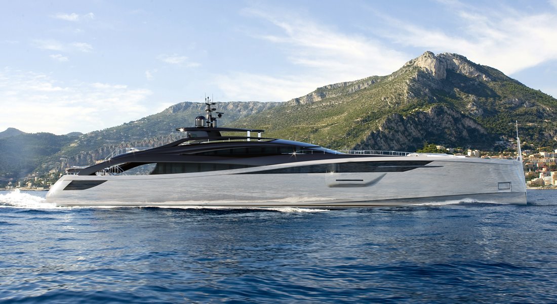 Infinity 42M megayacht part of the Infinity series from Rossinavi