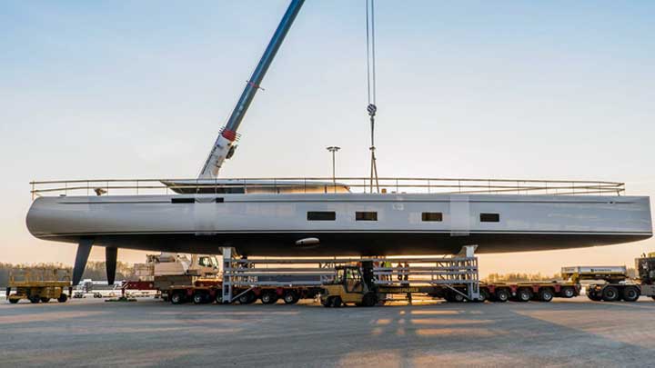 Baltic 142 Custom sailing superyacht Canova
