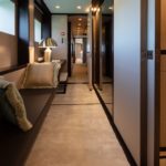 ISA Yachts megayacht Agora III master day bed and desk