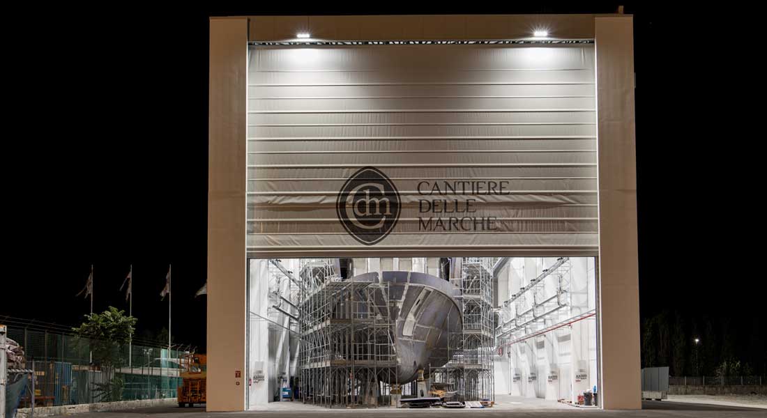 Cantiere delle Marche builds megayachts in Ancona