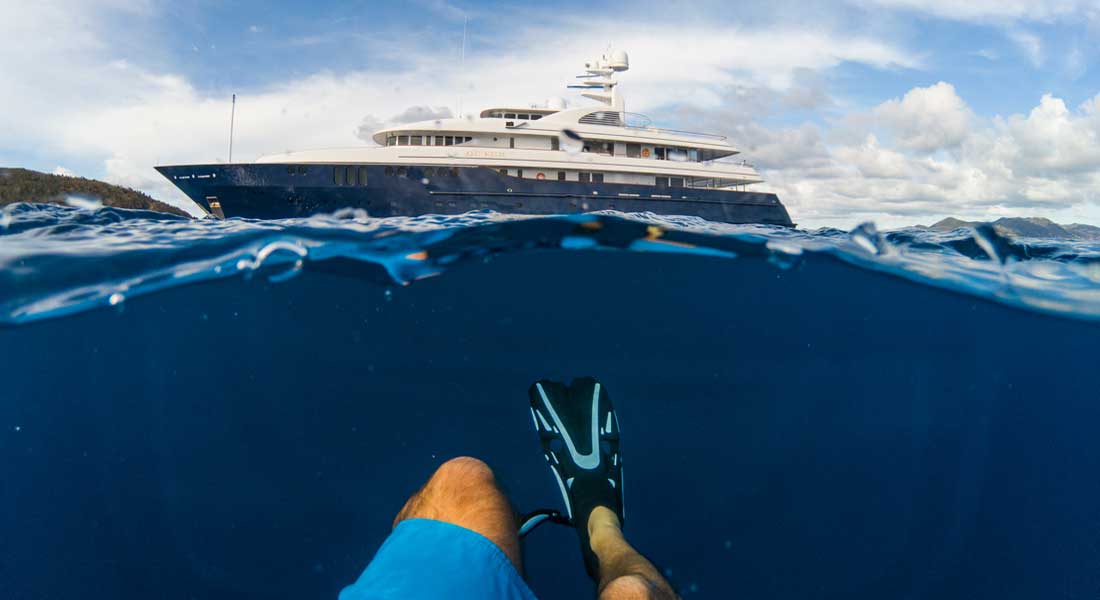 the superyacht Archimedes is assisting the International SeaKeepers Society with its S.A.R.A.H. plastics pollution initiative