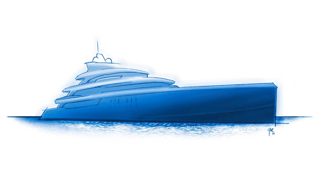 Benetti FB278 is also the megayacht code named Project Fenestra