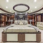 the superyacht Spectre is quite a lavish design, with Art Deco elements in every room