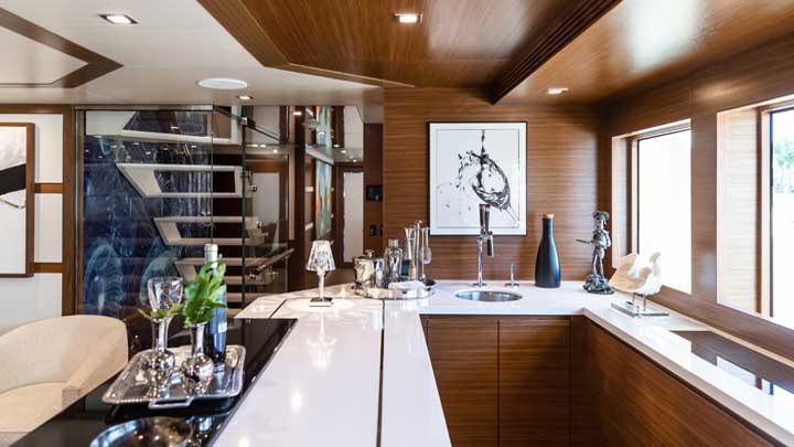Burger Boat Company built the megayacht Northland for fishing and exploring