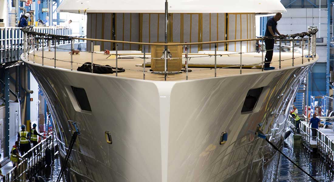 the superyacht Syzygy 818, a.k.a. Feadship 818