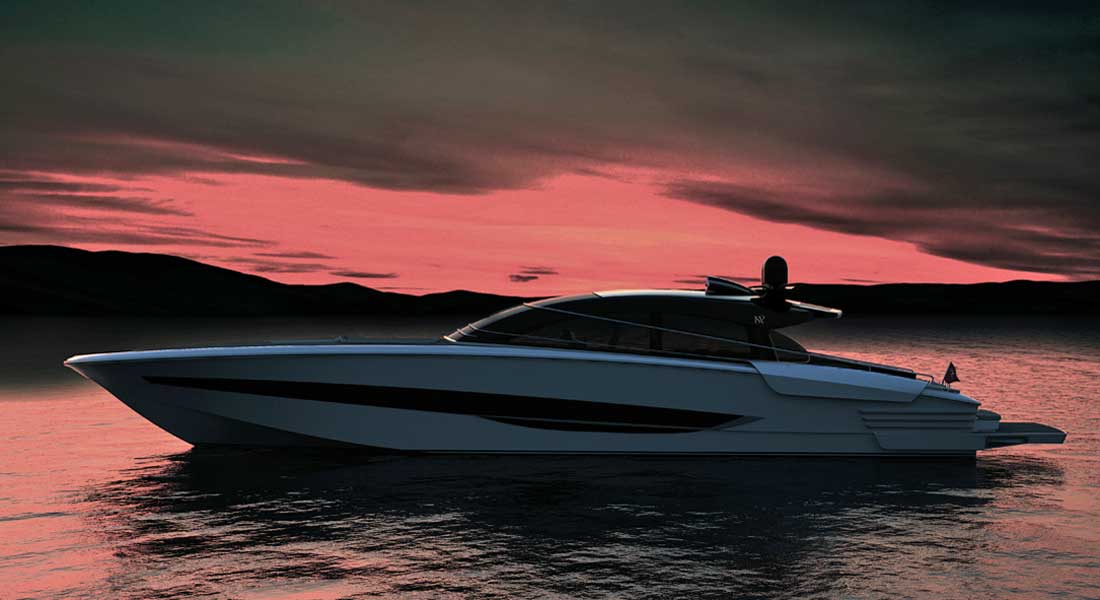 the ISA Super Sportivo GTO 100 megayacht should hit 50 knots
