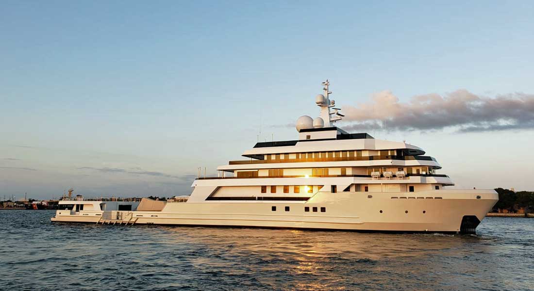 Voyager is the largest superyacht conversion on U.S. soil