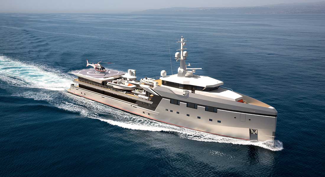 the 17th Damen Yacht Support vessel uses the YS 7512 platform as a basis and could be a megayacht in its own right