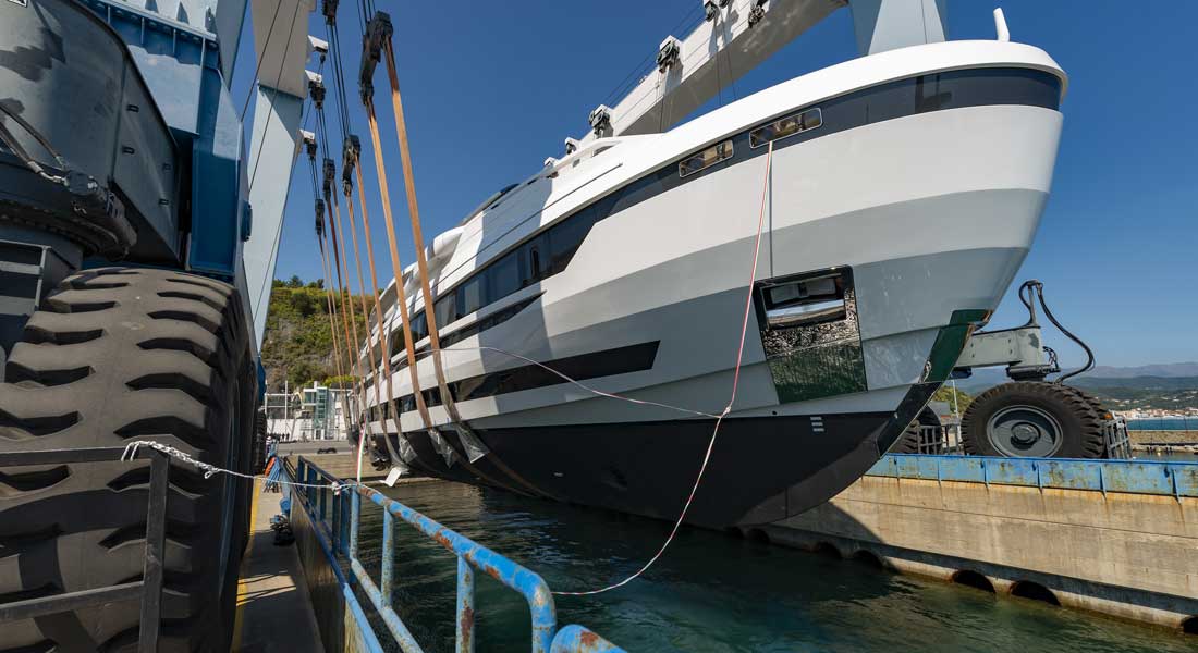 the first Extra 130 Alloy superyacht is christened L.A.U.L.