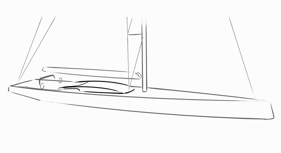 MM597 is also known as the Royal Huisman Project 404 performance superyacht sloop