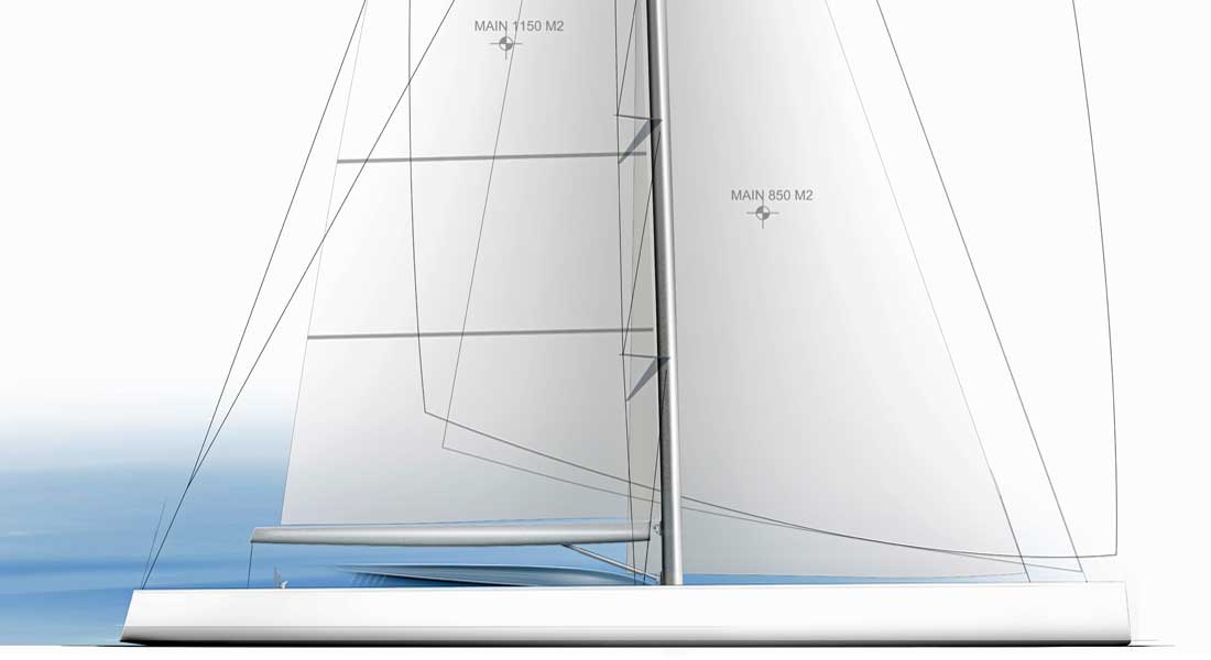 Philippe Briand designed the Perfect 60 sailing superyacht for sailing purists