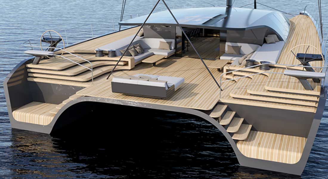 the BlackCat 30 is to be built for BlackCat Superyachts at McConaghy Boats