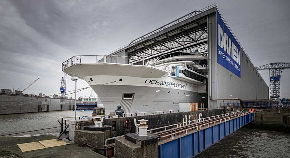 Damen Shiprepair & Conversion launched OceanXplorer, which combines superyacht luxury with scientific and research labs